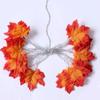 2/3/6M Christmas Decoration Artificial Maple Leaf Leaves LED Light String Lantern Garland Home Party DIY Decor Halloween New Year