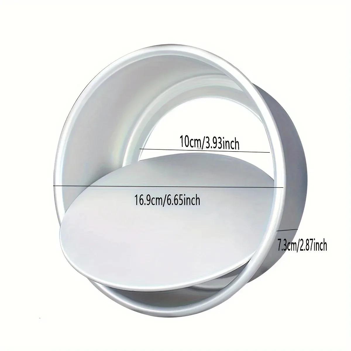 

1pc-6 Inch Chiffon Cake die Removable bottom Round Cake Bakeware for Home DIY Aluminum alloy baking cake Mold pan cake tin
