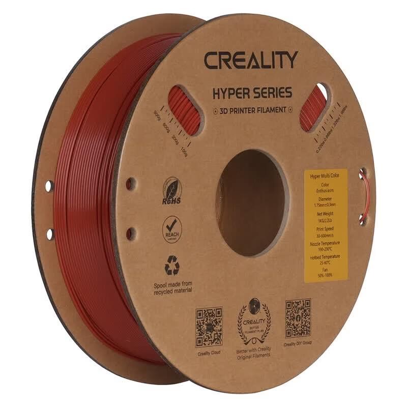 Creality Hyper-PLA Multi-Color Gradient 3D Printer Filament