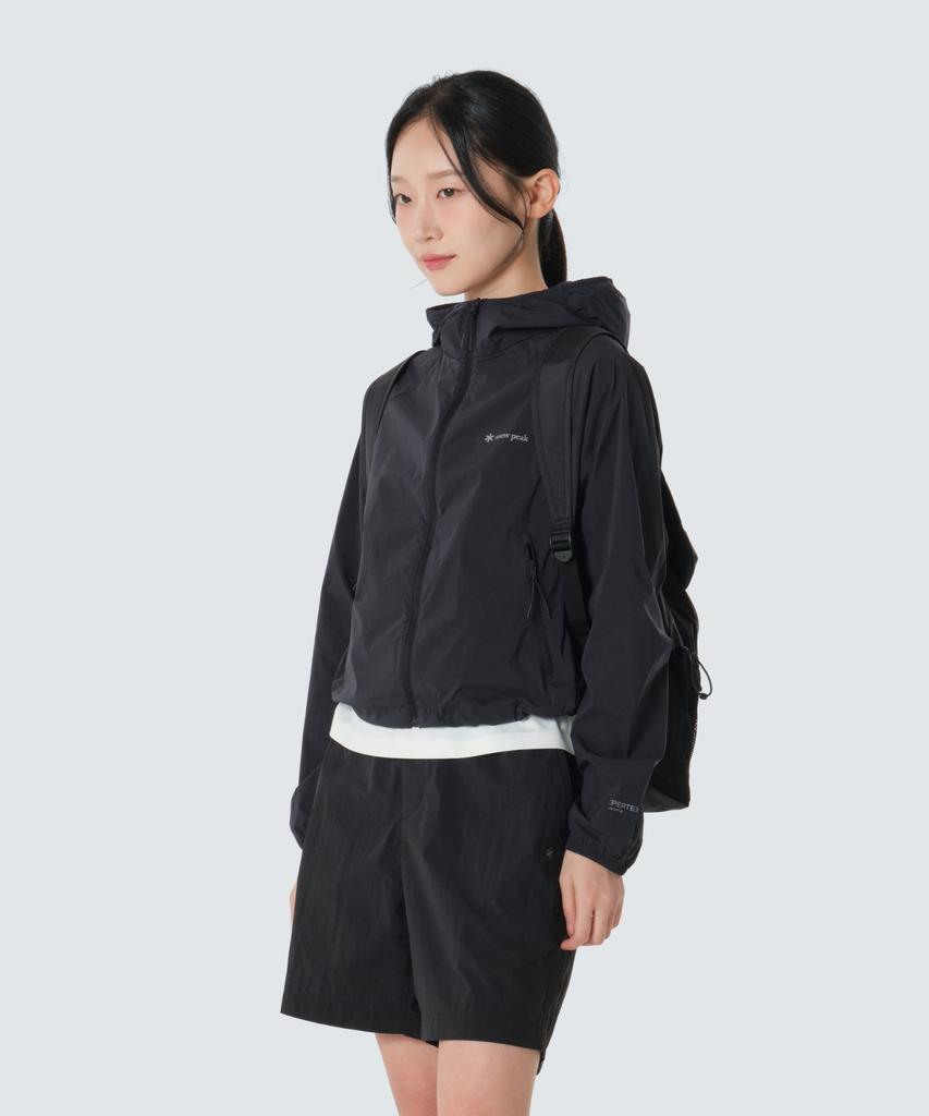 Snowpeak Apparel Pico Sunblock Pertex Ultralight Women'S Windbreaker (S26Mwtwb79) Dark Charcoal