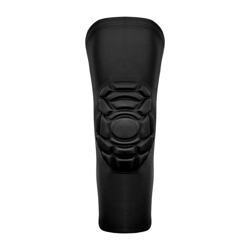 Custom EVA Thick Knee Pads Basketball Knee Pads Breathable Lightweight Polyester Hexagon Protective Gear with Elastic Support