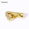 18K Gold Plated Brass Creative Closure Fasteners Lock Clasps Accessories For DIY Needlework Beads Pearls Jewelry Making Material