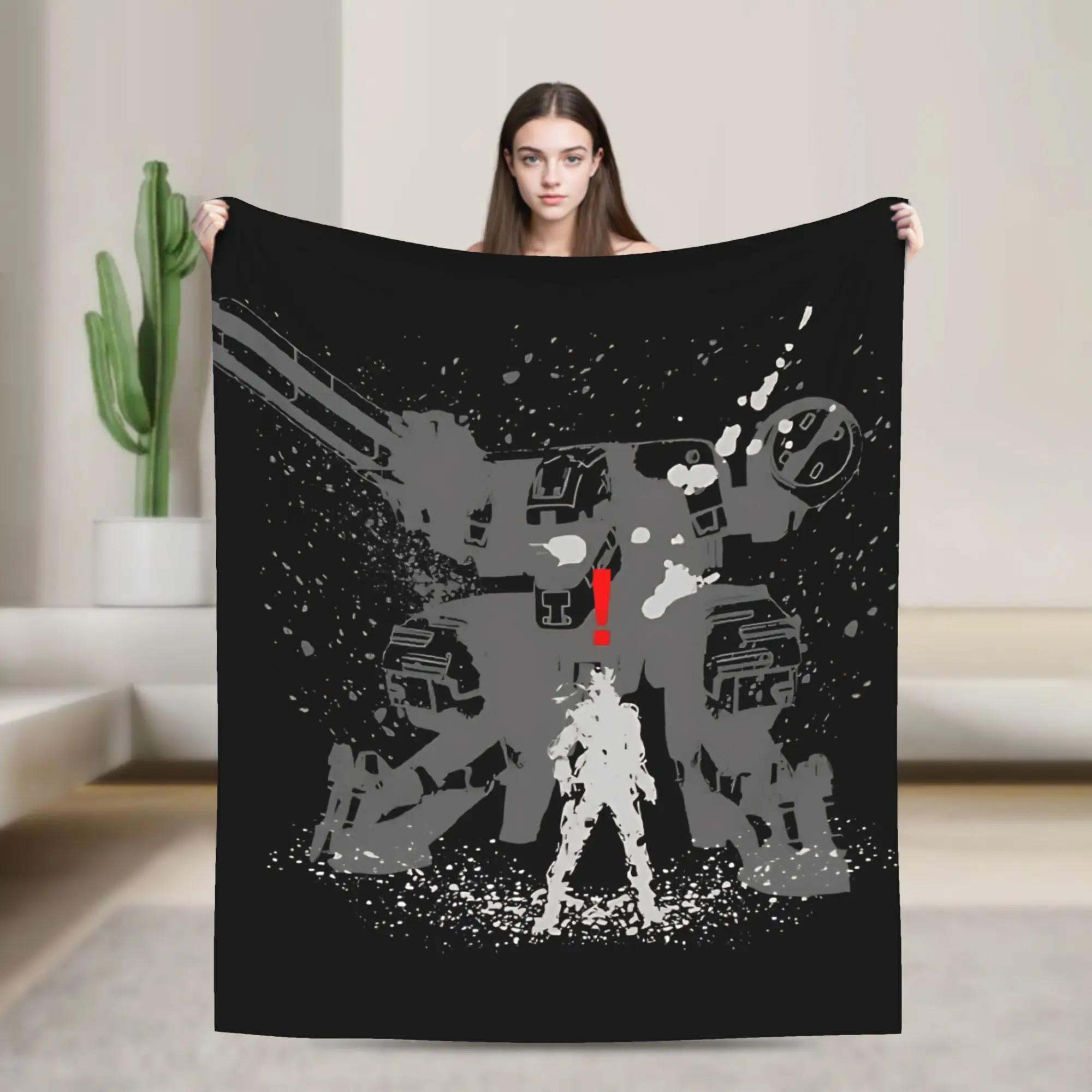 

Metal Gear Solid Blanket Soft Plush Throw for Living Room Flannel Bedspread Perfect Sofa Bed Cover for Gamers 40x50in