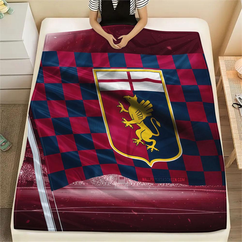 Genoa logo Blanket, High quality Comfortable for All Seasons, Home Decor, Warmth and Comfort
