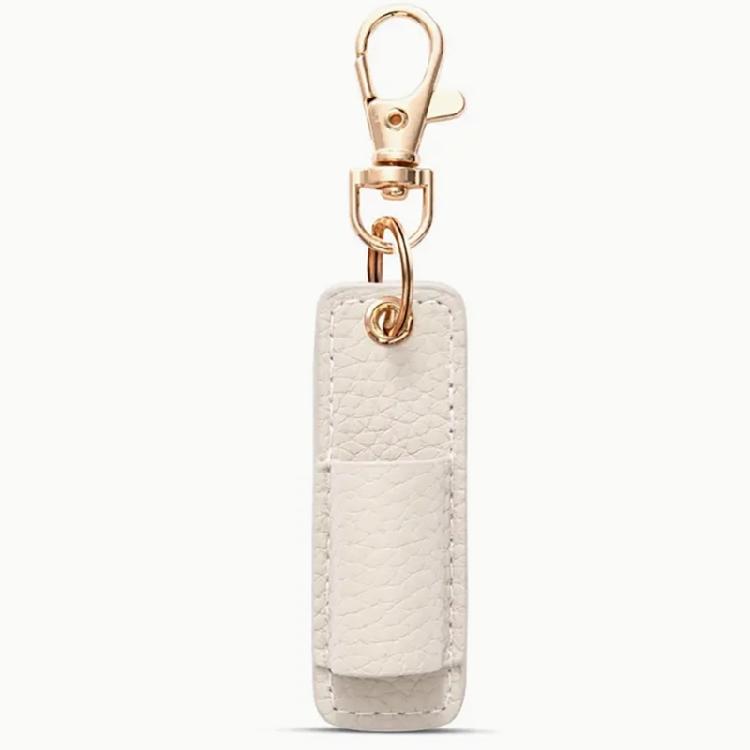 Practical Hanging Pen Clip Keychain School Keyrings Professional Leather Alloy Key Holder for Hospitals and Clinics