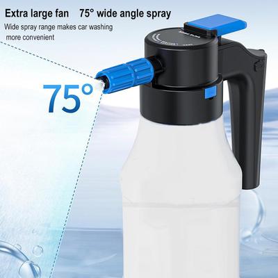 Car Wash Sprayer 1.5l Pressure Sprayer Usb Rechargeable Foam Pump Sprayer, For Home Garden Car Beauty Electric Foam Sprayer S4r9