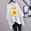 Women's Casual Loose Mid-Length Short-Sleeve T-Shirt
