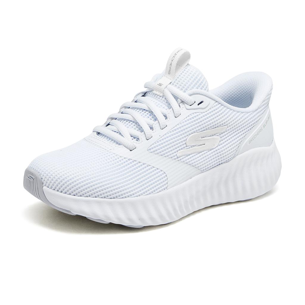 Skechers Go Series GOrun Now Stover Soft Comfortable Low-Top Casual Running Shoes Women Sneaker White 129370-WSL