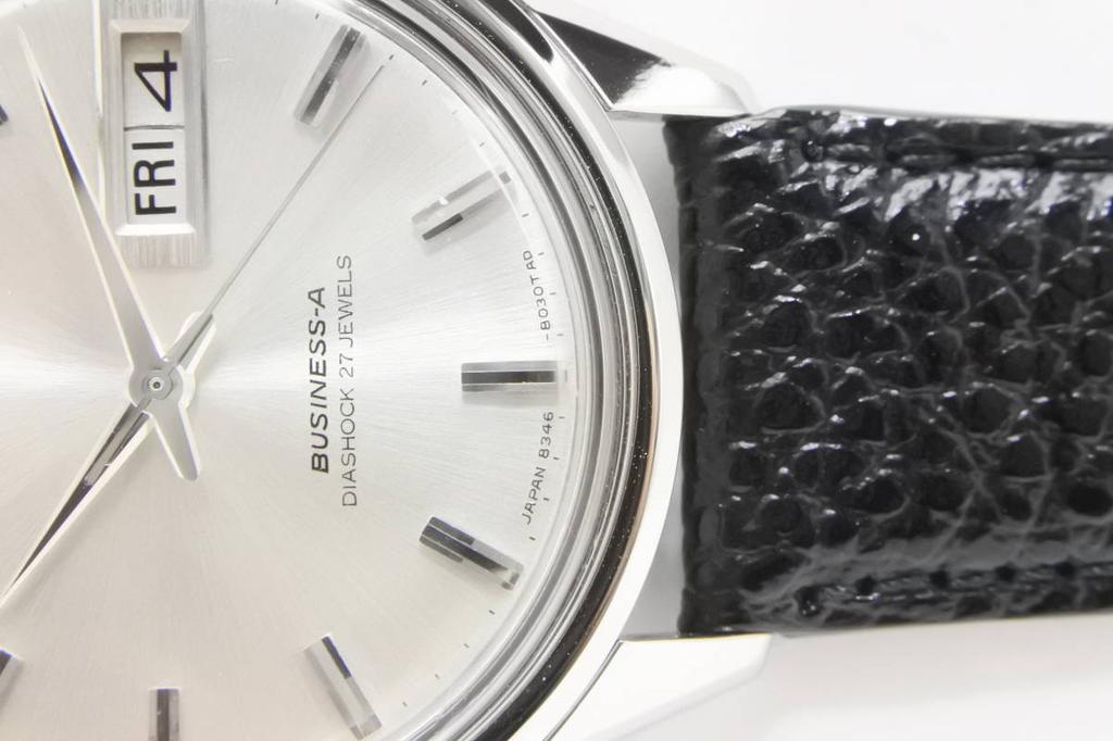 1967 SEIKO DIASHOCK 27 jewels automatic a masterpiece of Japanese Extremely late-model series, BUSINESS-A 8306/ 46-8020 men's Watch