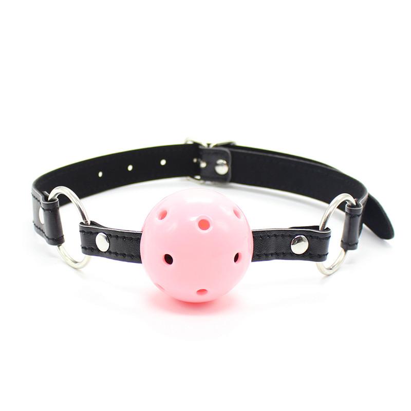 Erotic Shop BDSM Slave Open Mouth Gag Ball Strap Bondage Restraints Fetish Sexy Games Breathable Sex Supplies Toys For Adults