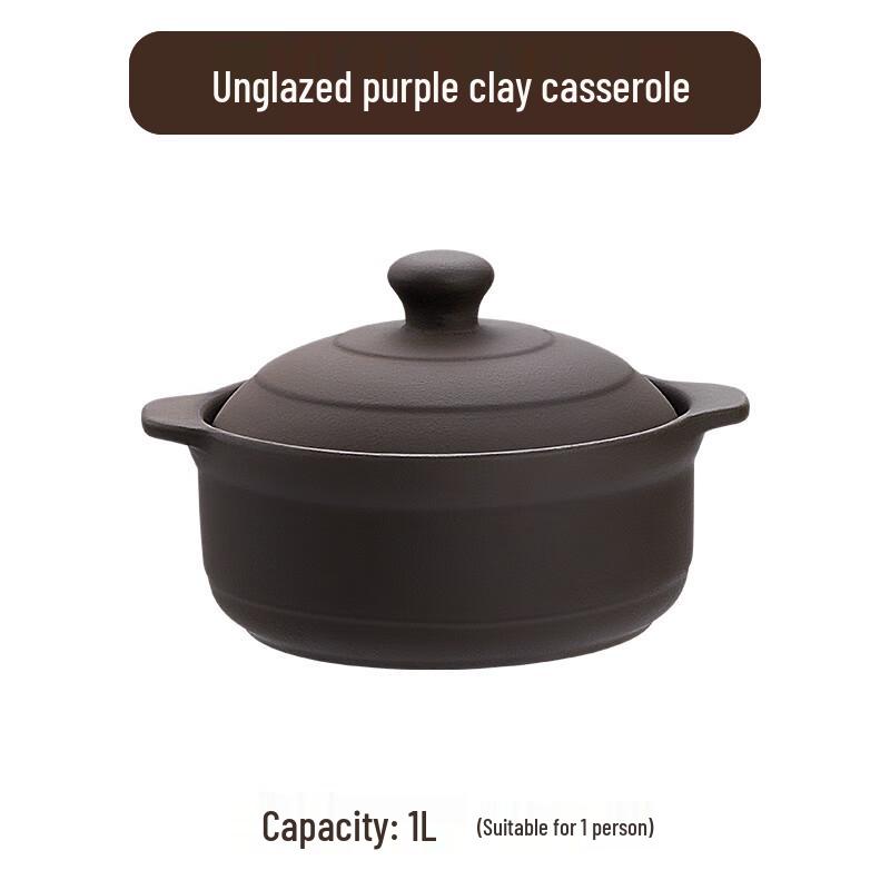 Naijiang Purple Clay Ceramic Stew Pot
