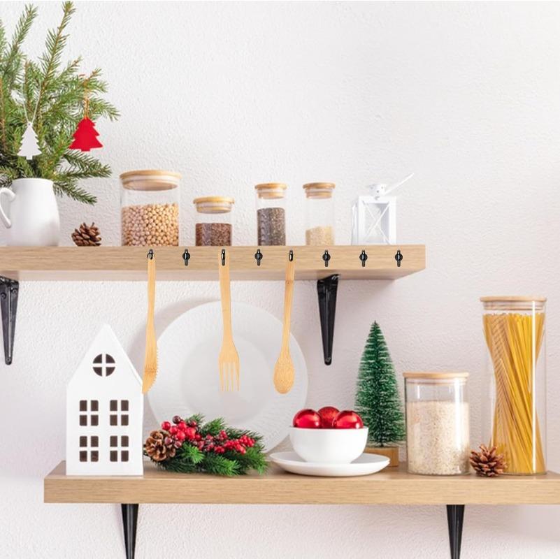 10/100/200 Szt. Haczyki Śrubowe Cup Haczyki Sufitowe Wielofunkcyjne Wytrzymałe Mocowanie Ścienne Plastikowe Pokrycie Żelazne Wkręcane Uchwyt do Roślin Wiszących