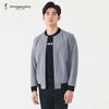 TRIES Men's Slim Fit Baseball Collar Casual Jacket