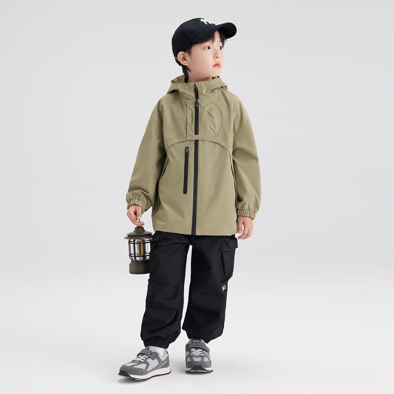 Zuoxi Boys' 2025 Outdoor Waterproof Softshell Jacket