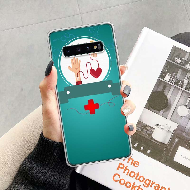 

Nurse Medical Medicine Phone Case For Samsung Galaxy S26 Ultra S23 S24 S25 Edge S20 FE S21 S22 Plus Soft Print Shell Cover Funda Samsung S24 Ultra