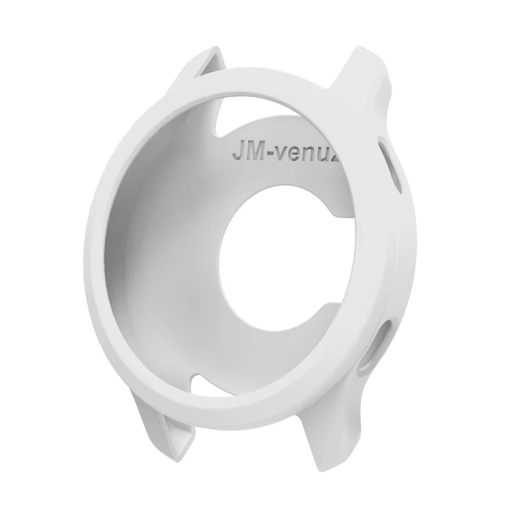 1X Soft Silicone Case Protective Skin Cover For Garmin Venu 2 Smartwatch Silicone Protector Shell белый