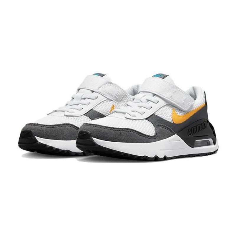 Nike Air Max SYSTM PS Kids Low Top Casual Shoes Black White DQ0285-104