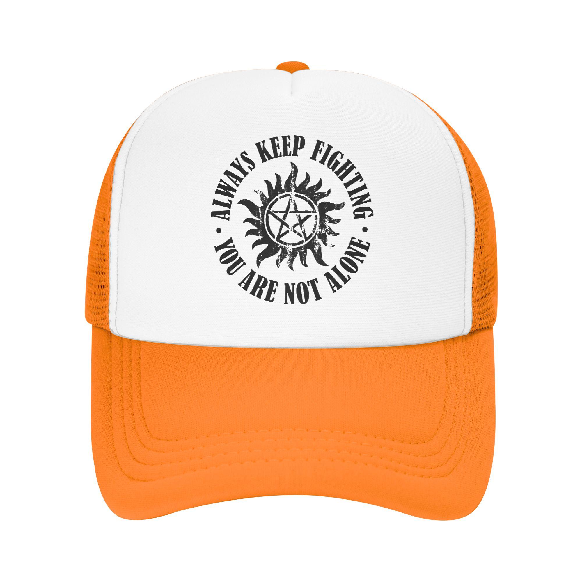 

Supernatural Killing Evil Son Mesh Sun Hats Tennis Skate Adjustable Baseball Caps WoUnisex Unisex Casual Custom DIY Hip Hop Hats One Size