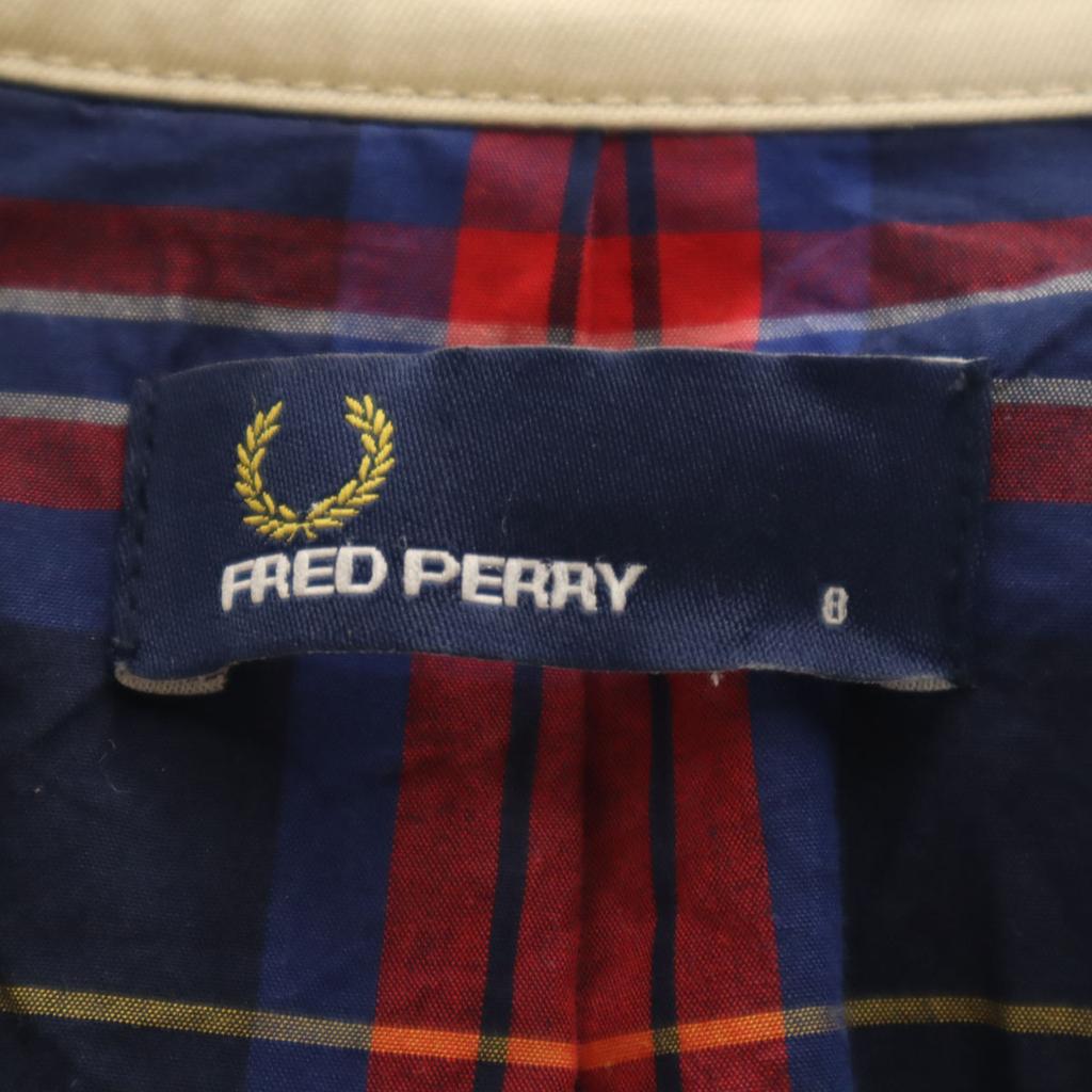 FRED PERRY trench coat 8 beige Women Used