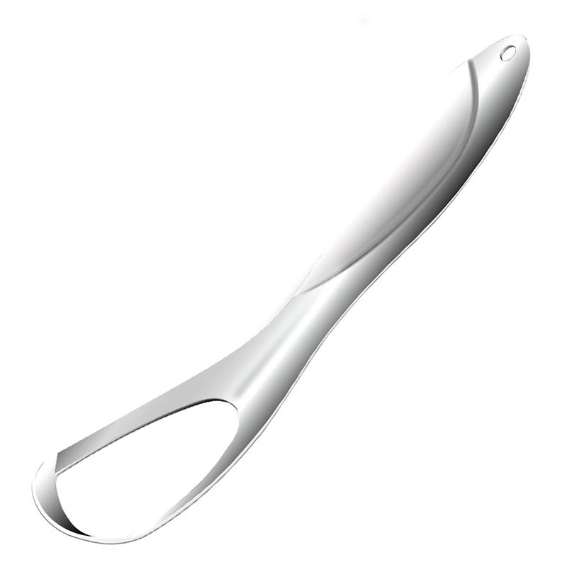 

Tongue Scraper Cleaner Brush Bad Breath Removal Cleaning Stainless Steel Coated Tongue Toothbrush Oral Hygiene Care Tools