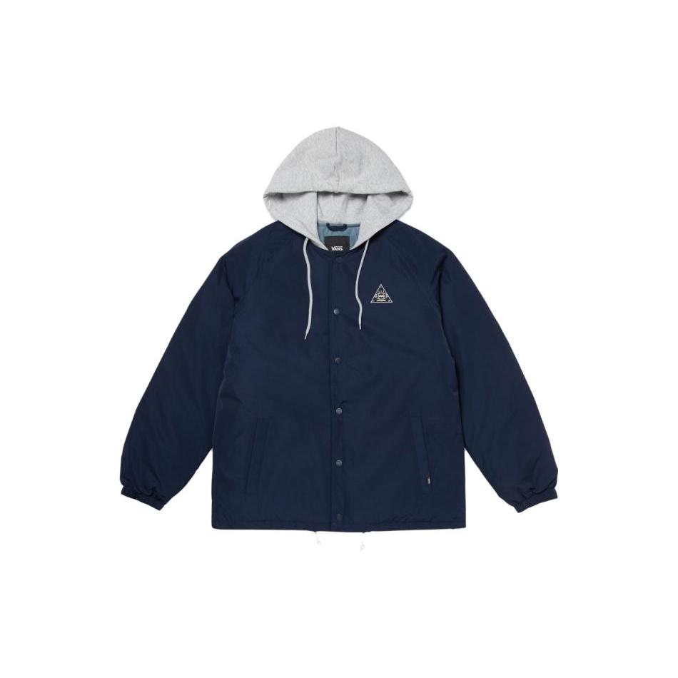 Куртки Vans Мужские Морской Синий С Капюшоном Умеренный Другое VN000FBYLKZ M