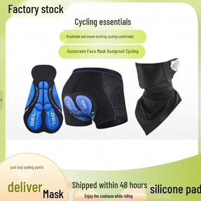 Ropa interior de ciclismo para hombres y mujeres: Culotes de Ciclismo de Montaña y Carretera con Acolchado de Silicona, Secado Rápido - Uso para Todas las Estaciones