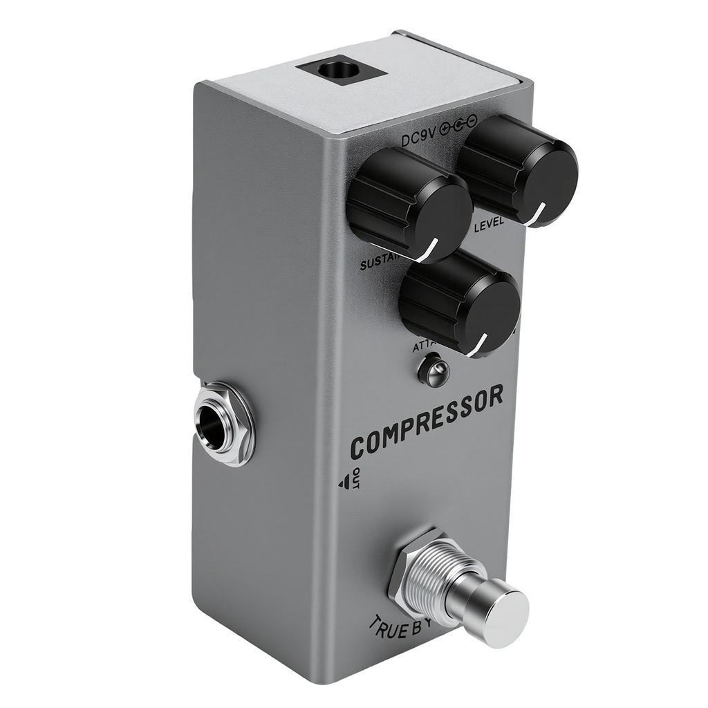 Guitar Compressor Pedal 3 Knobs Dual Mode True Bypass Smooth Dynamic Compressor Effect
