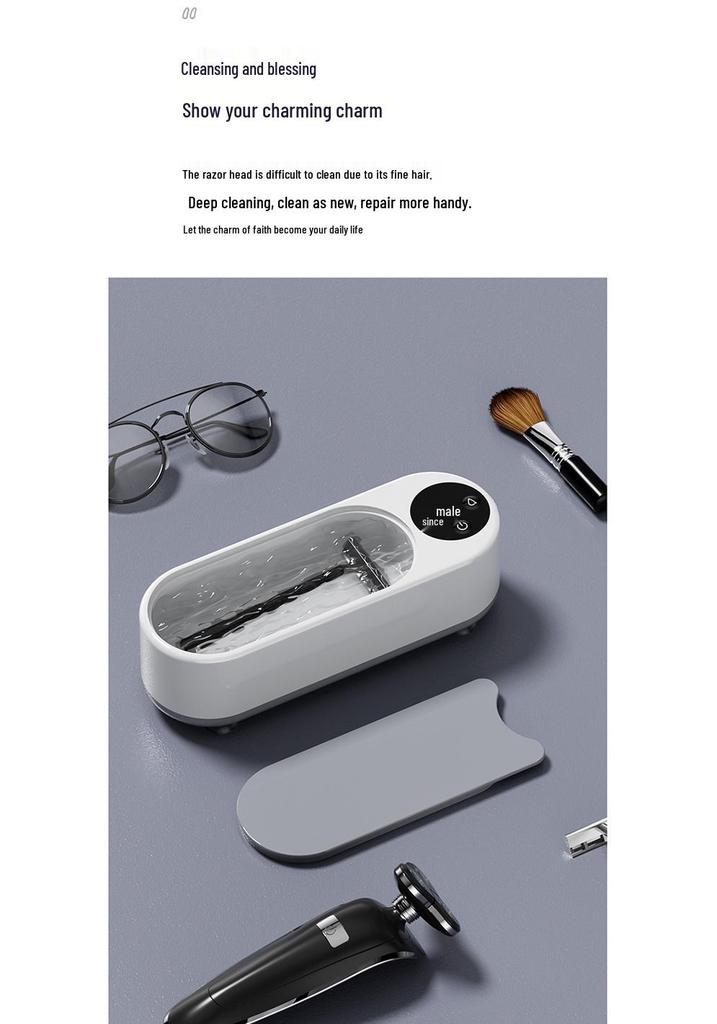 Portable Ultrasonic Cleaner for Jewelry, Makeup Brushes, Glasses, Watches