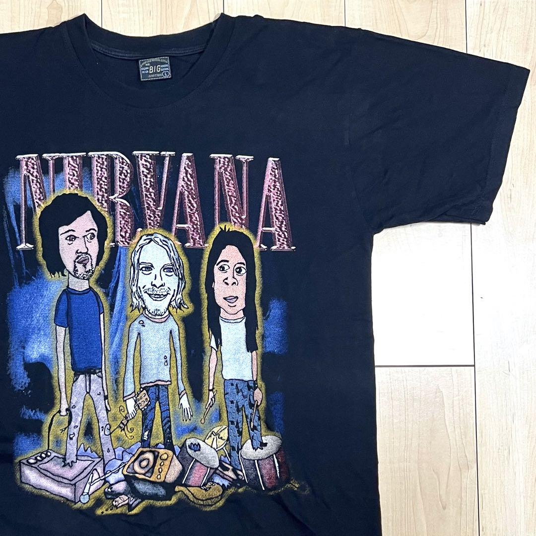 

[Б/У] Футболка в стиле аниме NIRVANA, мужской размер L