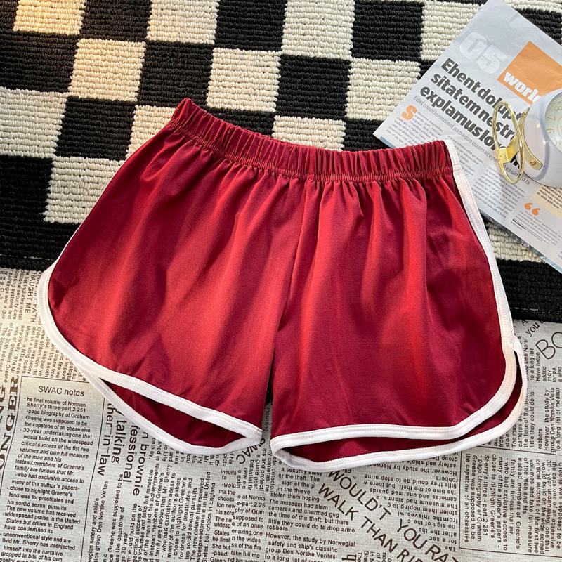 Sport Shorts Frauen Sommer Damen Außerhalb Tragen Weiß Hause Casual Hohe Taille Lose