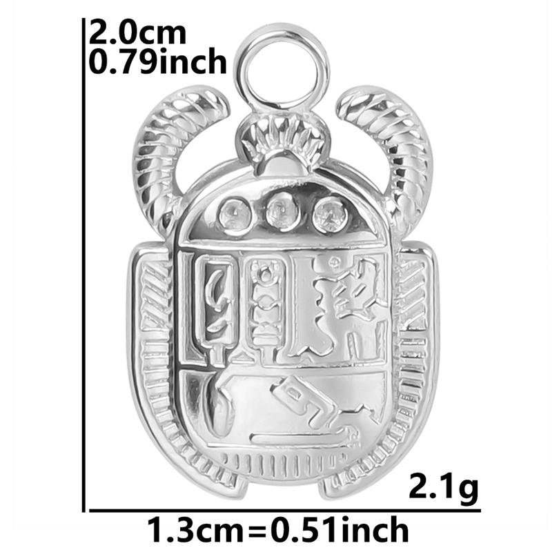 10pcs/Lot No Fade Metal Charm Sword Marine Organism Stainless Steel Pendants For Jewelry Making Supplies Animal Charms Findings