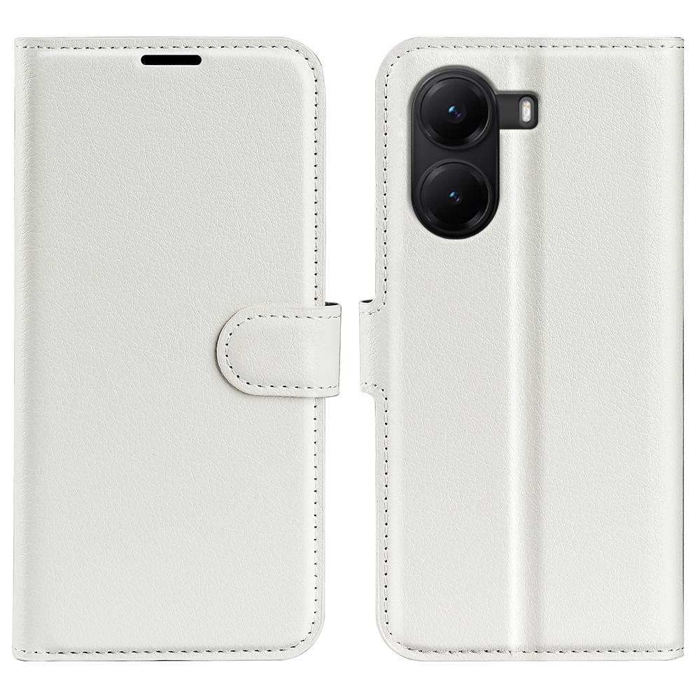 For Xiaomi Poco X7 Pro 5G Case Litchi Texture Shockproof Leather Wallet Phone Cover