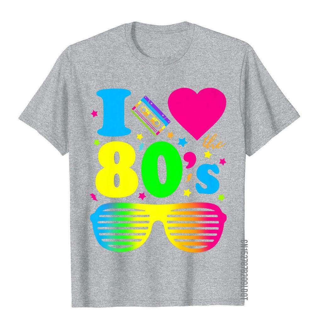 I Love The 80s Clothes For Women And Men Party Funny Tee TShirt T Shirt Tops  Tees Designer Cotton Chinese Style Men