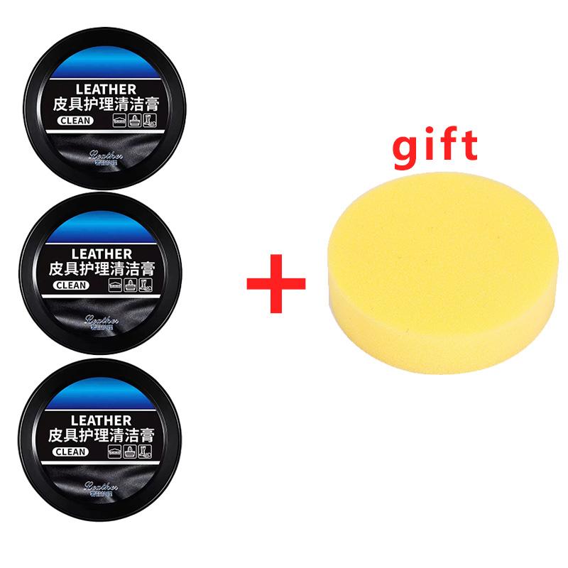 Automotive Plastic Refurbishment Wax Leather Sofa Cleaning Interior Car Seat Scratch Repair Whitening Leather, Prevent Aging