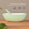 Set of 4 Earth-Friendly Multipurpose Bowls for Kitchen with Spoons | 750 Ml | Made with Rice Husk Biocomposite| Microwave Safe Bowl