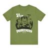 Universal Monsters Frankenstein It's Alive Graveyard Background Men's T Shirt Unisex T-Shirt