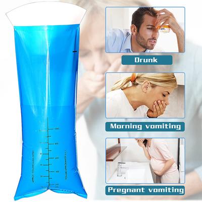 12Pcs Disposable Anti-reflux Vomiting Bag Travel Portable Car Airplane Motion Sickness Nausea Bag Eco-friendly Plastic Bags