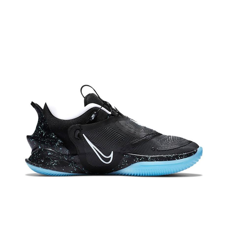 Nike Adapt Bb 2.0 Gc Low Top Basketballschuhe Herren Sneaker Schwarz Weiß Blau CV2442-002