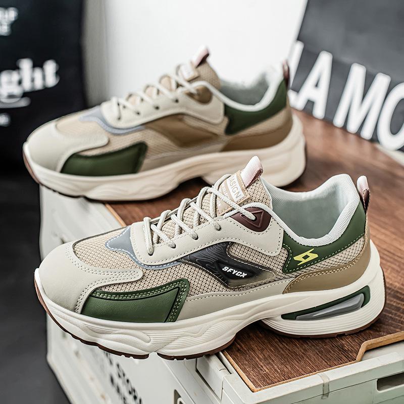 

Men s shoes summer breathable versatile deodorant wear-resistant mesh sports leisure platform tide shoes 44