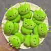 1/12Pcs Cartoon Mini Alien Cat Plush Doll Green Space Cat Pendant Portable Keychains Bag Decoration Trendy Toys Surprise Gifts