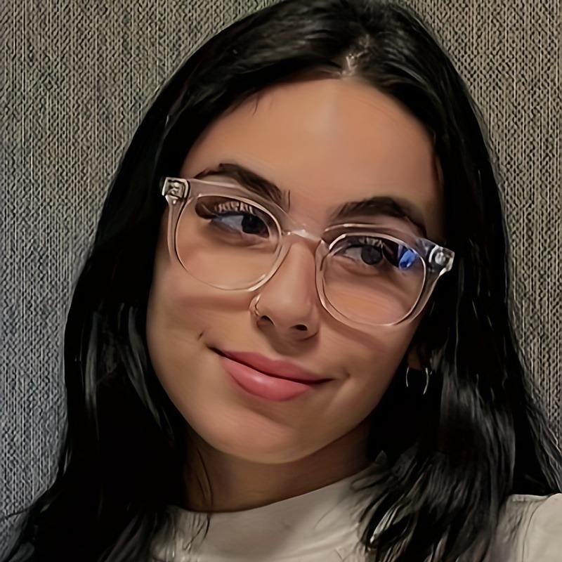 2 Pairs of Light Luxury Anti Blue Light Glasses Fashionable Rectangular Transparent Lens Computer Glasses Unisex