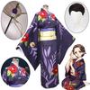 Demon Slayer Kimetsu No Yaiba Anime Cosplay Costume Tamayo Uniform Kimono Cosplay Costumes Halloween Carnival Party Clothes Wig