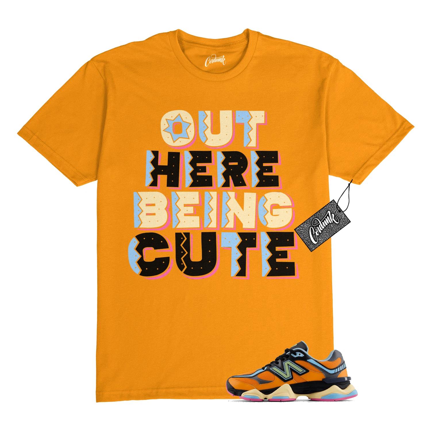 

9060 Sun Glow Team Sky Blue Orange Black T Shirt to Match C4 S