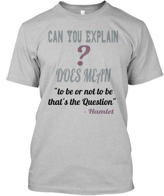 Hamlet Collectin T-Shirt Hergestellt in den USA Größe S bis 5XL