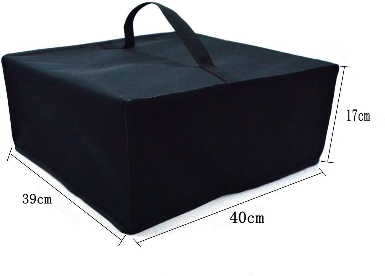 

Amerbtech Printer Cover for Epson EW-452A EW-456A - Protective Case, Dustproof Cover, Nylon Fabric, Dustproof, Waterproof, 40cm x 39cm x 17cm (Black)