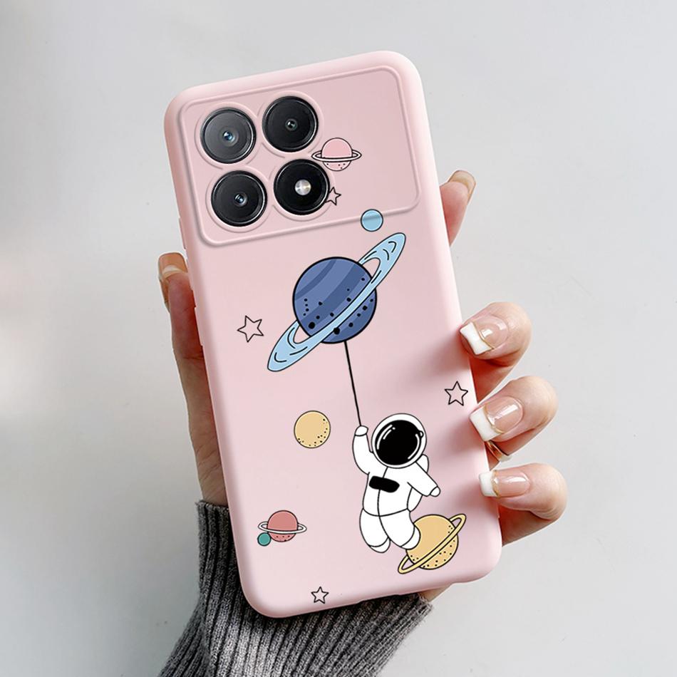 For Xiaomi Poco X6 Pro Case 2023 Fashion Astronaut Soft Silicone Back Cover For Xiaomi Poco M6 Pro 5G Funda PocoX6 X6 Pro Bumper