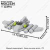 MOOXI MOC Space Wars Movie Robot Soldier Fighter Tank Weapons Battle Scene Models Bricks Building Blocks Figures Toys Kids Gifts