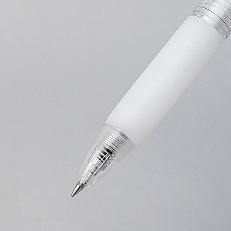 Pix cu cerneală gel retractabil, dimensiune 0,5 mm., negru simplu, papetărie de birou pentru studenți, 5 bucăți