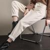 Khaki Harem Jeans mit hohem Bund - Damen 2025 Schlankmachende Karottenhose mit Samtfutter für Herbst/Winter