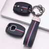 Key Fob Cover for Honda Accord Civic CR V City Jazz Fit Pilot with Keychain Anti-Scratch Surface Shockproof Structure Soft Grip Texture